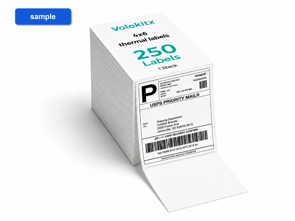 250 Thermal Label Sample Trial – $0.99 | Product & Shipping Included
