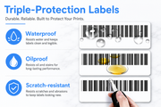 2.25" x 1.25" Direct Thermal Labels – 15,000 Labels(per carton), 15 Rolls × 1,000, White