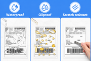 4" x 6" Fanfold Direct Thermal Shipping Labels – 4,500 Labels(per carton), 2 Stacks × 2,250, White
