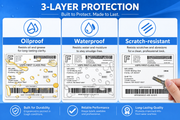 4" x 2" Direct Thermal Labels – 10,500 Labels(per carton), 14 Rolls × 750, White