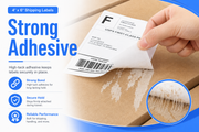 4" x 6" Direct Thermal Shipping Labels – 3,000 Label(per carton), 12 Rolls × 250, 1.57" Core, White