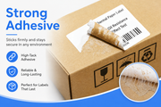 2.25" x 1.25" Direct Thermal Labels – 15,000 Labels(per carton), 15 Rolls × 1,000, White