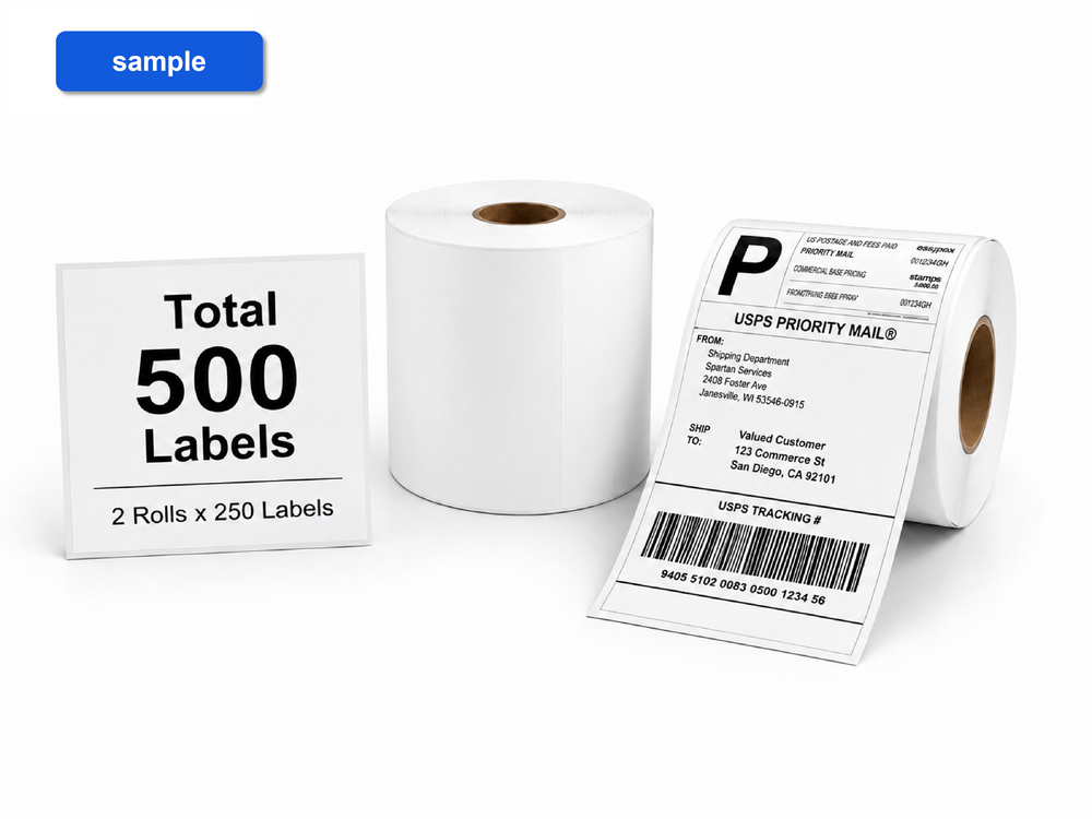 500 Thermal Label Sample Trial – $0.99 | Product & Shipping Included