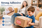 3" x 2" Fragile Shipping Stickers – 6,000 Labels(per carton), 12 Rolls × 500, Handle with Care Labels