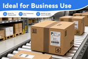 4" x 6" Fanfold Direct Thermal Shipping Labels – 4,500 Labels(per carton), 2 Stacks × 2,250, White